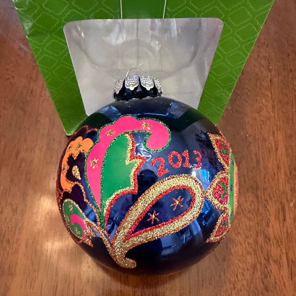 Venetian Paisley Vera Bradley Holiday Ornament